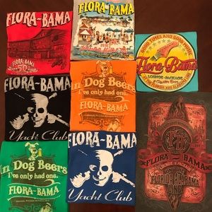 World Famous Flora-Bama Bar SS Tees S-L $13 Each